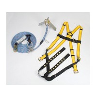 MSA (Mine Safety Appliances Co) 10077583 MSA X-Large Workman Roofers' Fall Protection Kit (Contains Vest Style Harness With Quik